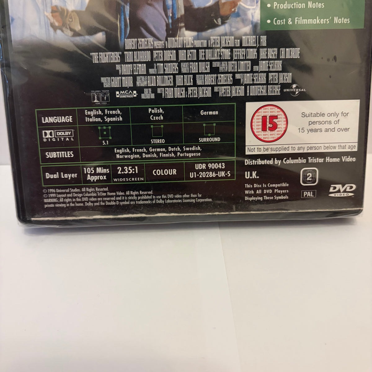The Frighteners (1996) - DVD