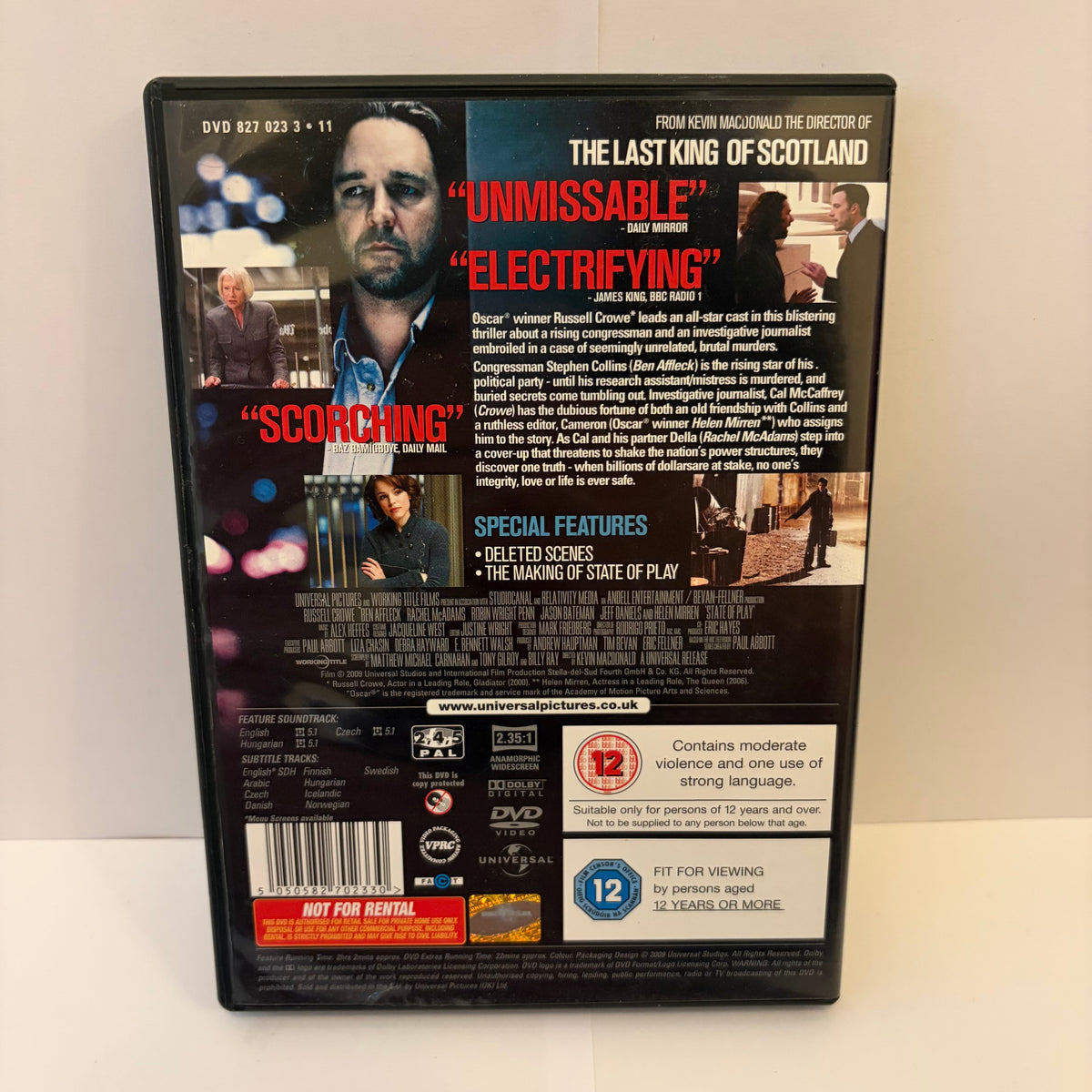 State of Play (2009) - DVD