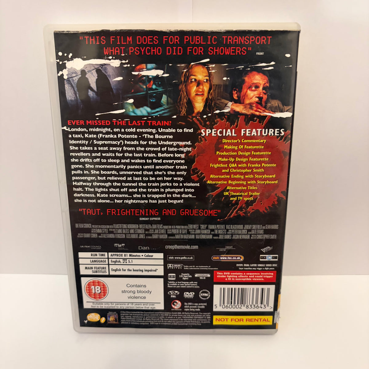 Creep (2004) - DVD