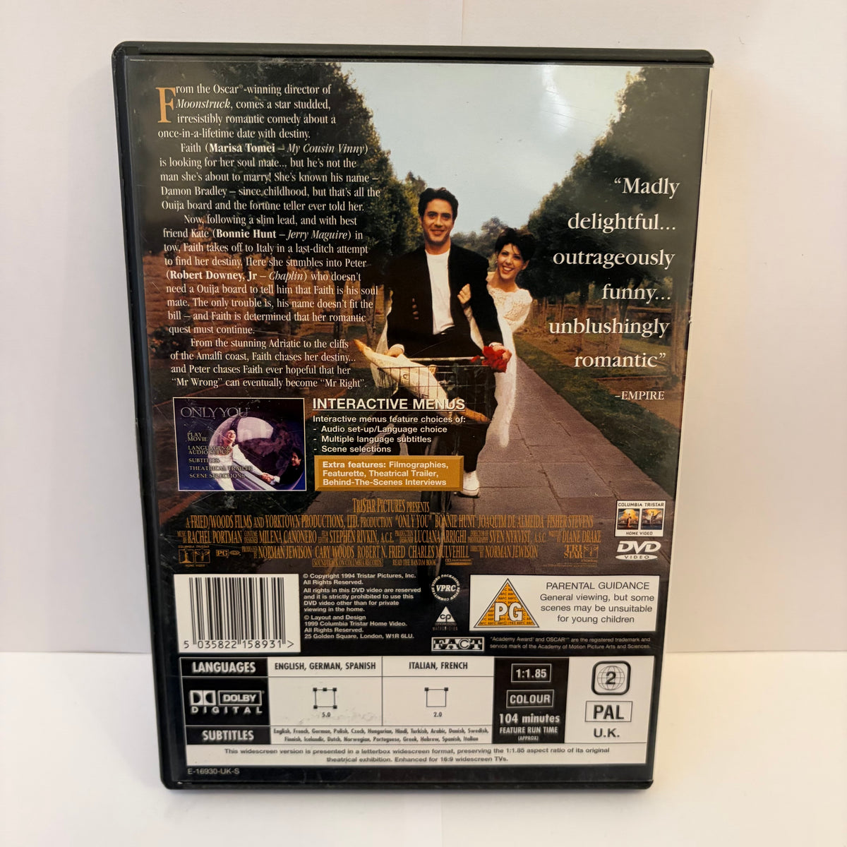 Only You (1994) - DVD