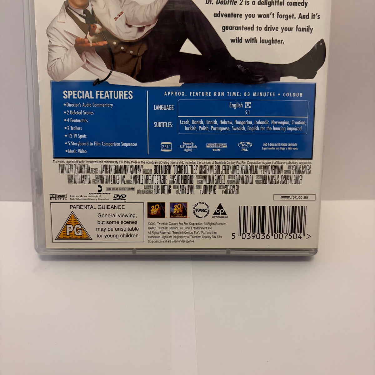 Dr. Dolittle 2 (2001) - DVD