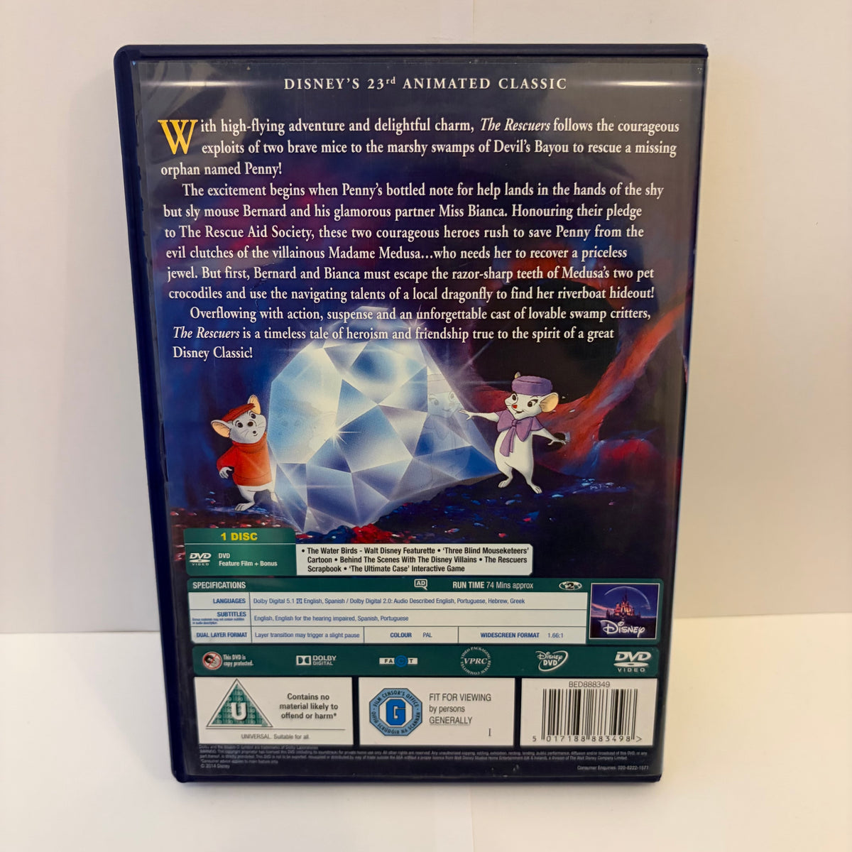 The Rescuers (1977) - DVD
