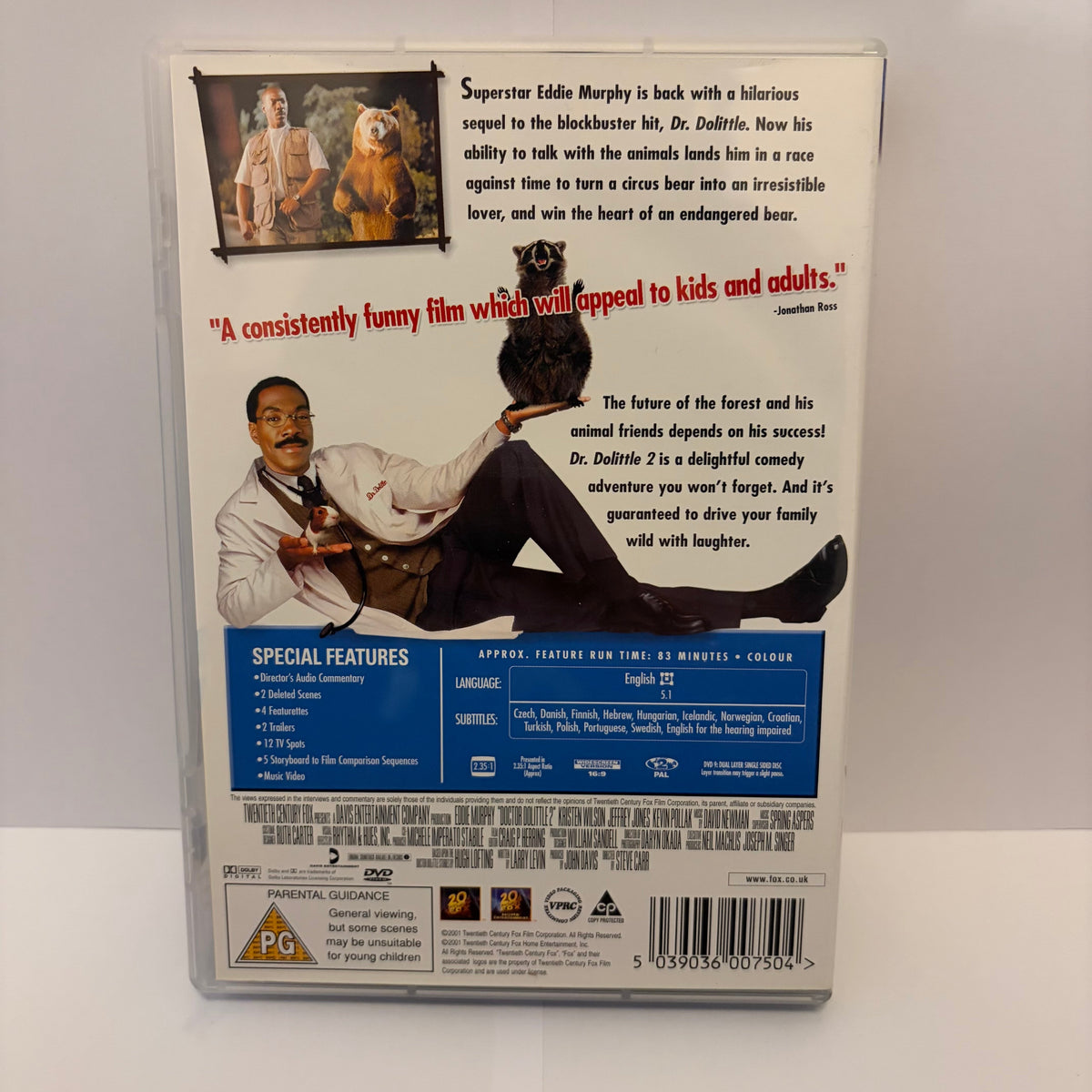 Dr. Dolittle 2 (2001) - DVD